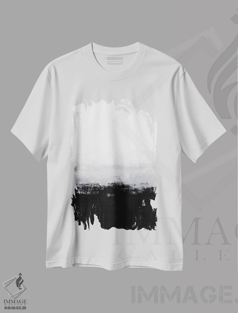 تیشرت سفید طرح دار "برای همیشه و یک روز I" اثر لِینی لورث | immage.ir