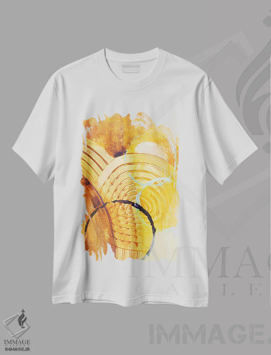 تیشرت سفید طرح دار "فراتر و بالاتر II" اثر لِینی لورث | فروشگاه ایماژ