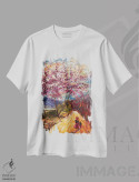 تیشرت سفید طرح دار "آفتاب بهاری"، دکور معاصر اثر له نگوک کوآن | immage.ir