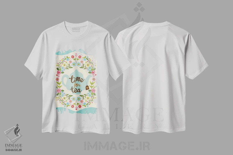 تیشرت سفید طرح دار "آشپزخانه روستایی"، تزئینی اثر لوییز آلن | immage.ir