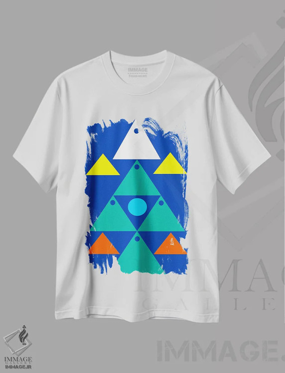 تیشرت سفید طرح دار "با هم می توانیم"، آبستره اثر لورا اوبون | فروشگاه ایماژ