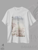 تیشرت سفید طرح دار بدون محدودیت، مدیوم اثر لری دیتِر | فروشگاه ایماژ