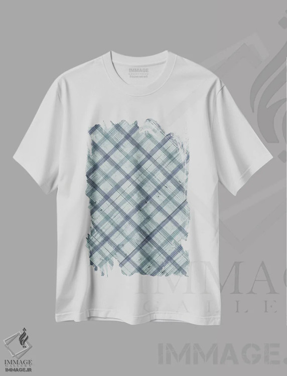 تیشرت سفید طرح دار "عشق روزمره اینجا زندگی می کند ۴"، آبستره اثر لونی هریس | immage.ir