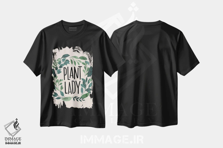 تیشرت مشکی طرح دار "هر روز"، هنر دیجیتال اثر لونی هریس | immage.ir