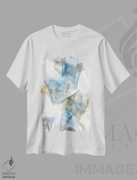 تیشرت سفید طرح دار "اتحاد نرم ۲" اثر آلونزو ساندرز | immage.ir