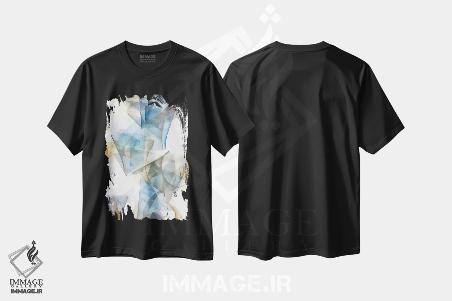 تیشرت مشکی طرح دار "اتحاد نرم ۲" اثر آلونزو ساندرز | فروشگاه ایماژ