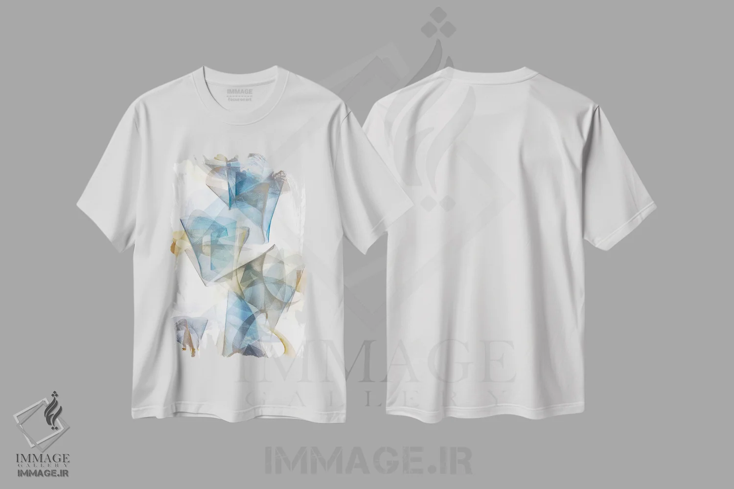 تیشرت سفید طرح دار "اتحاد نرم ۲" اثر آلونزو ساندرز | immage.ir