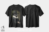 تیشرت مشکی طرح دار "ارباب فرنچی"، هنر دیجیتال اثر یوناس لوس | فروشگاه ایماژ