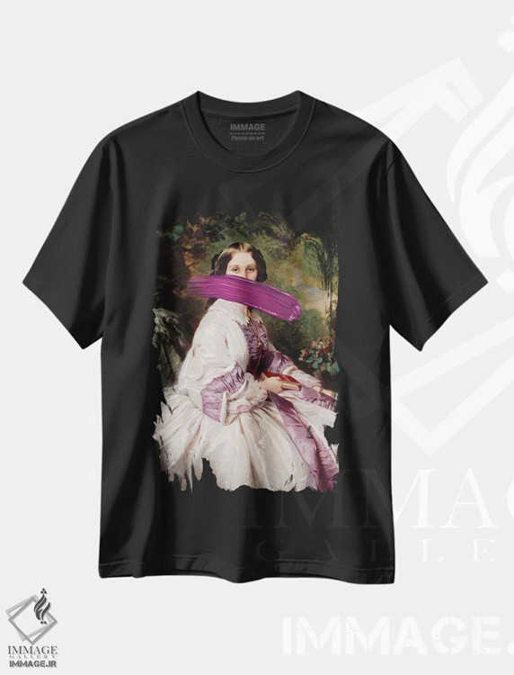 تیشرت مشکی طرح دار "خرابکاری ۳"، هنر دیجیتال اثر یوناس لوس | فروشگاه ایماژ