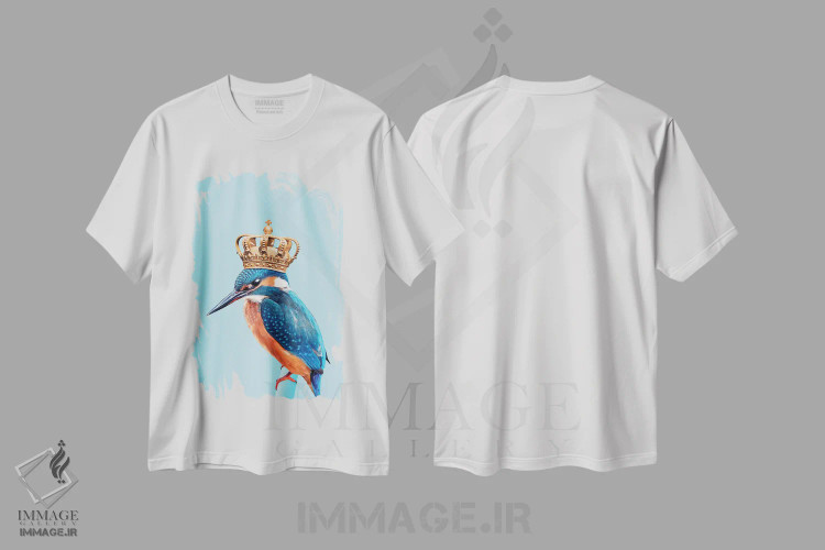 تیشرت سفید طرح دار "پتروس"، عکاسی ترکیبی اثر یوناس لوس | immage.ir