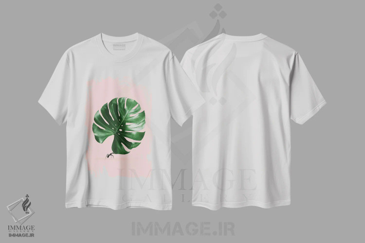 تیشرت سفید طرح دار "مورچه مونسترا"، دکور ساحلی اثر یوناس لوس | فروشگاه ایماژ