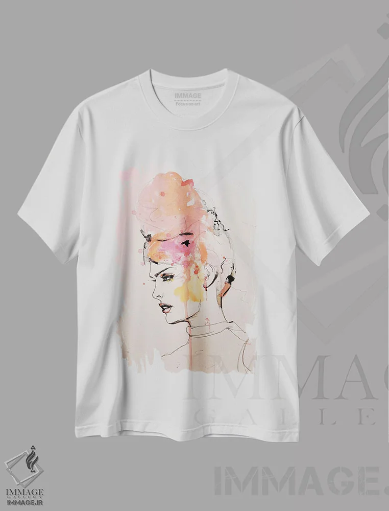 تیشرت سفید طرح دار – طرح دار بی خیال اثر لی واینر immage.ir
