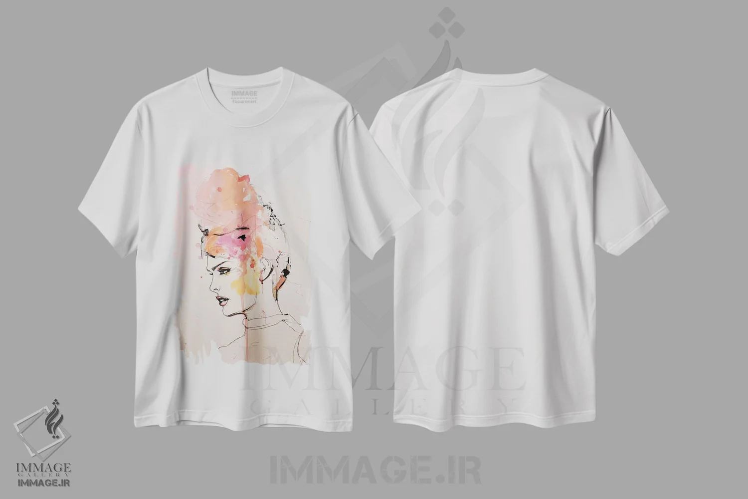 تیشرت سفید طرح دار – طرح دار بی خیال اثر لی واینر immage.ir