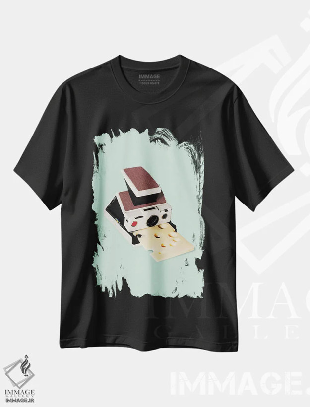 تیشرت مشکی طرح دار – تیشرت طنز ,"بگید سیب زمینی" اثر یوناس لوس فروشگاه ایماژ