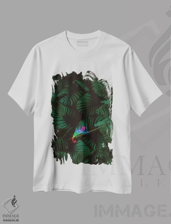 تیشرت سفید طرح دار – تیشرت طبیعت ,"افتخار به متفاوت بودن" اثر یوناس لوس فروشگاه ایماژ