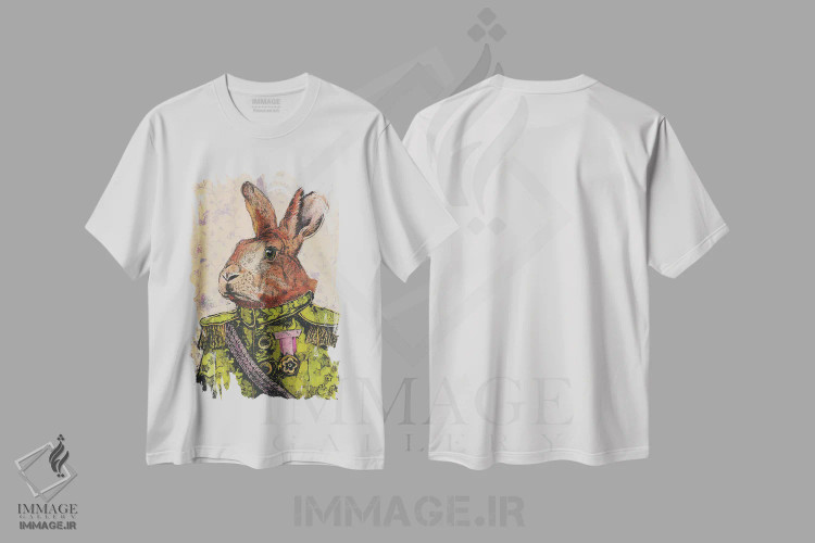 تیشرت سفید طرح دار – تیشرت فانتزی ,"فرمانده عالی بان بان" اثر شارلین لومیس فروشگاه ایماژ