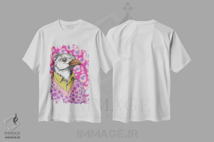 تیشرت سفید طرح دار – تیشرت گرافیکی ,"الی" اثر شارلین لومیس فروشگاه ایماژ