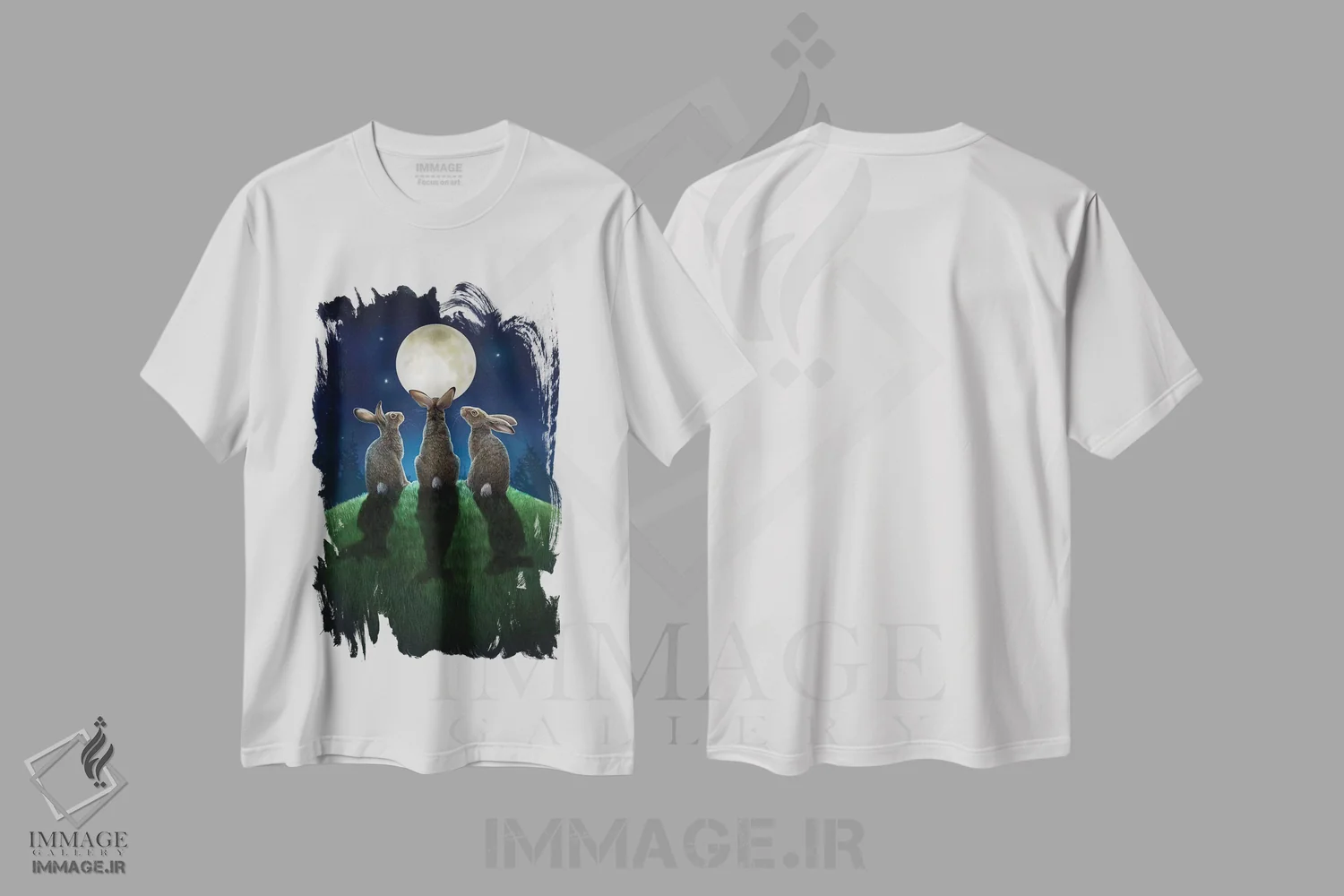 تیشرت سفید طرح دار – تیشرت فانتزی ,"سایه های ماه" اثر لیزا پارکر immage.ir