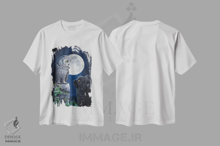 تیشرت سفید طرح دار – تیشرت گربه ,"حکمت مورمورگونه" اثر لیزا پارکر فروشگاه ایماژ