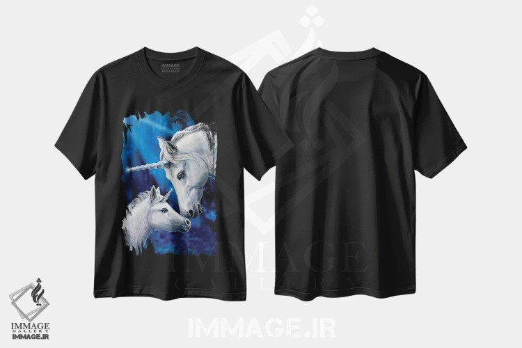 تیشرت مشکی طرح دار – تیشرت فانتزی ,"عشق مقدس" اثر لیزا پارکر فروشگاه ایماژ