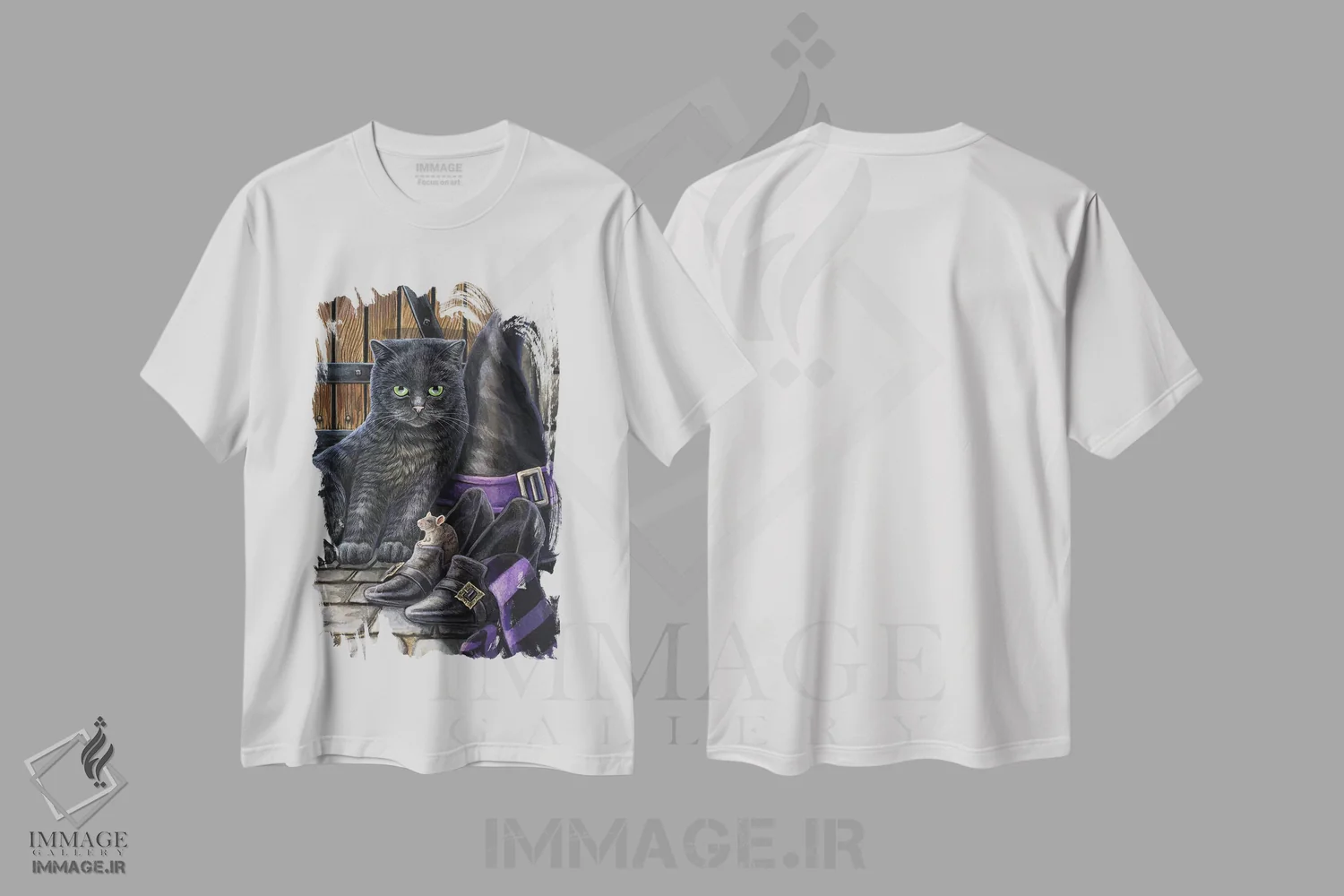 تیشرت سفید طرح دار – تیشرت فانتزی ,"دردسر و جیک جیک" اثر لیزا پارکر فروشگاه ایماژ