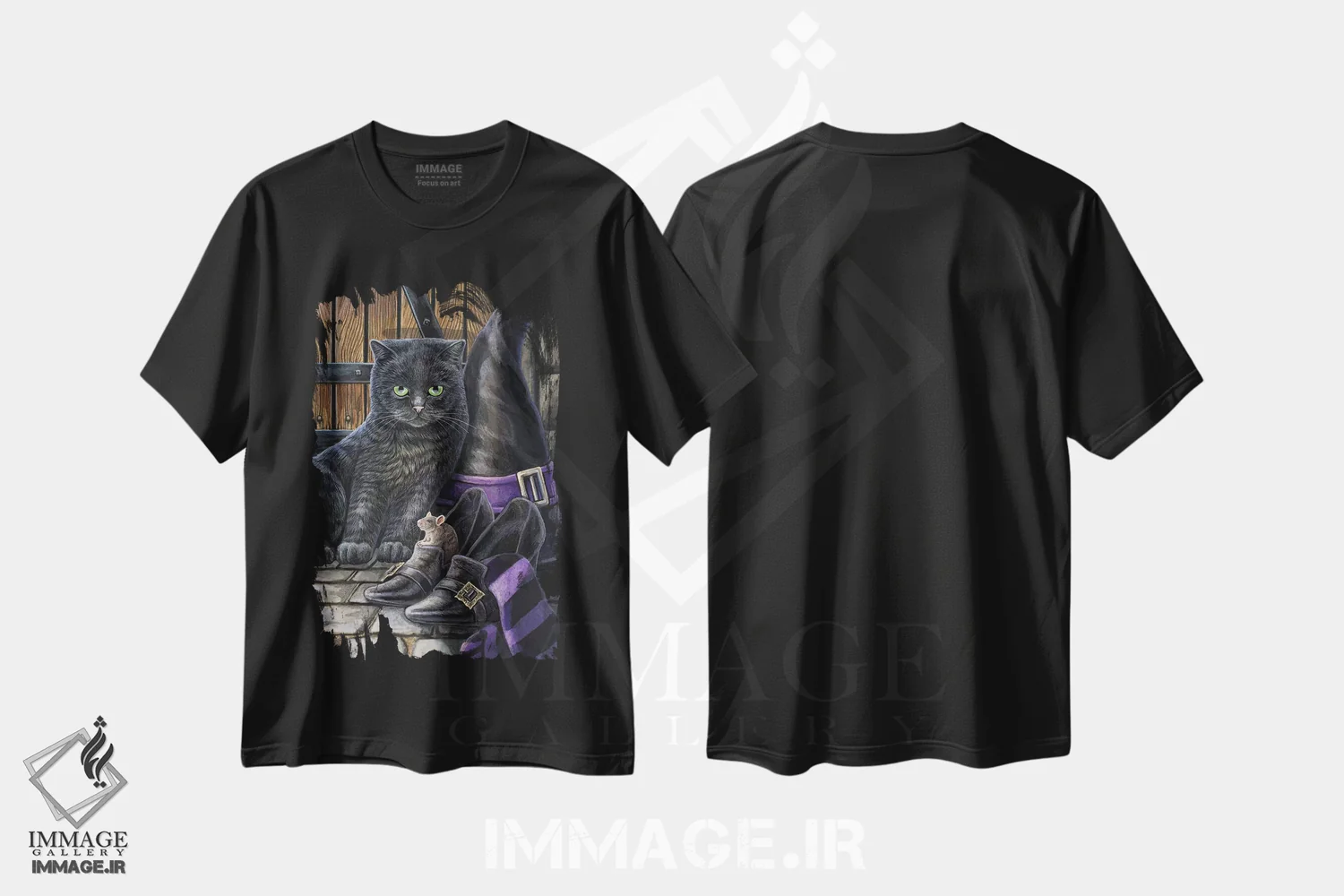 تیشرت مشکی طرح دار – تیشرت فانتزی ,"دردسر و جیک جیک" اثر لیزا پارکر immage.ir