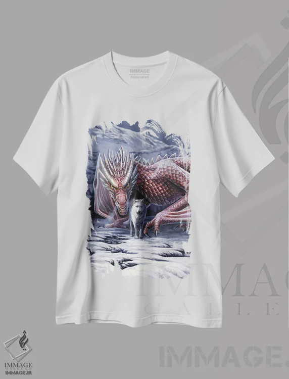 تیشرت سفید طرح دار – تیشرت فانتزی ,"پرتره اتحاد" اثر لیزا پارکر فروشگاه ایماژ