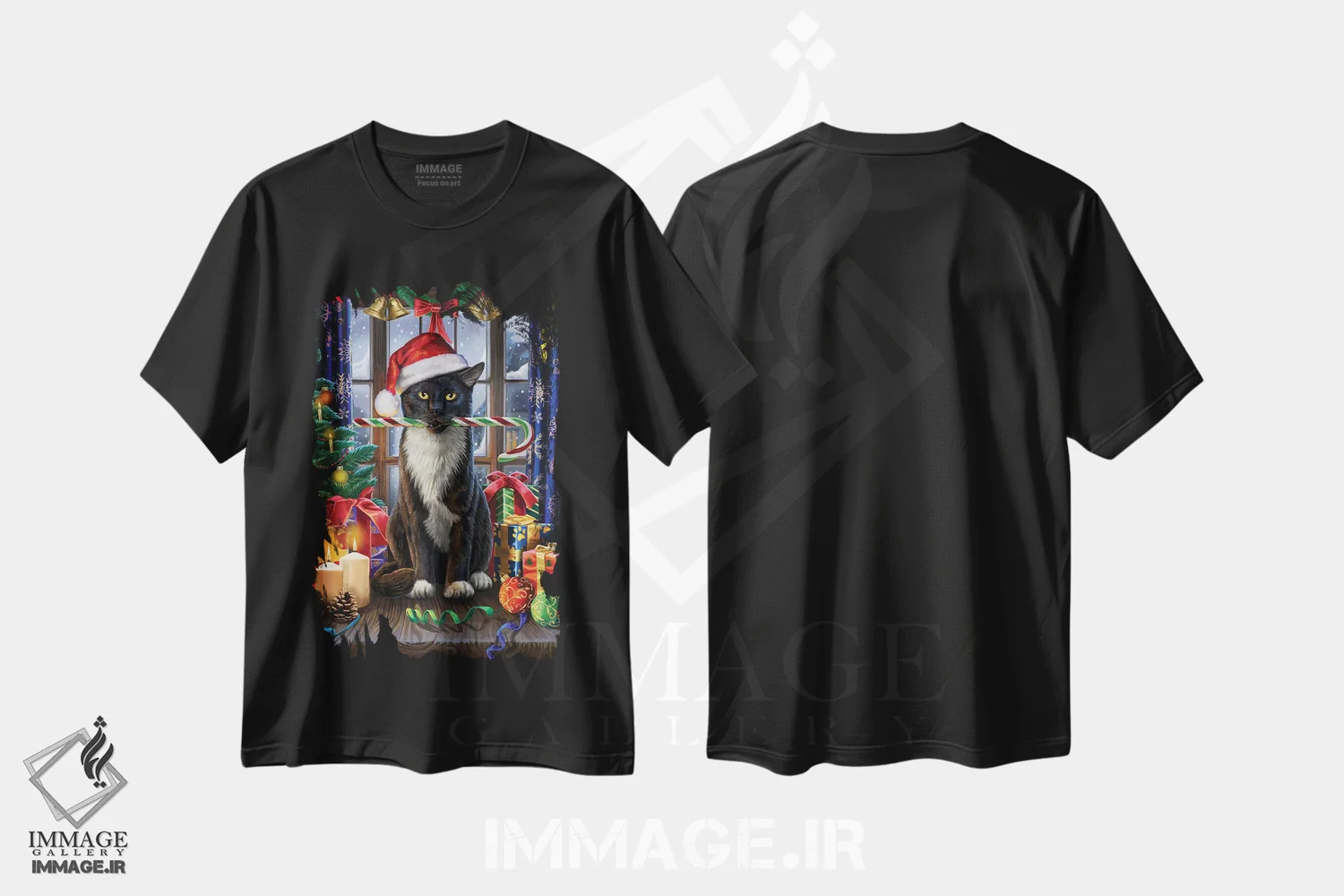 تیشرت مشکی طرح دار – تیشرت حیوانات ,"کرامپوس" اثر لیزا پارکر فروشگاه ایماژ