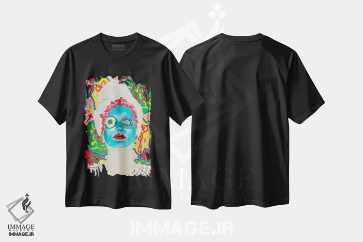 تیشرت مشکی طرح دار – تیشرت لوکس ,ماسک زیبایی با خاویار روسی اثر لیوا پاکالنه فانلی فروشگاه ایماژ