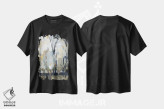 تیشرت مشکی طرح دار – تیشرت طبیعت ,برچ نقره ای اثر لرا فروشگاه ایماژ