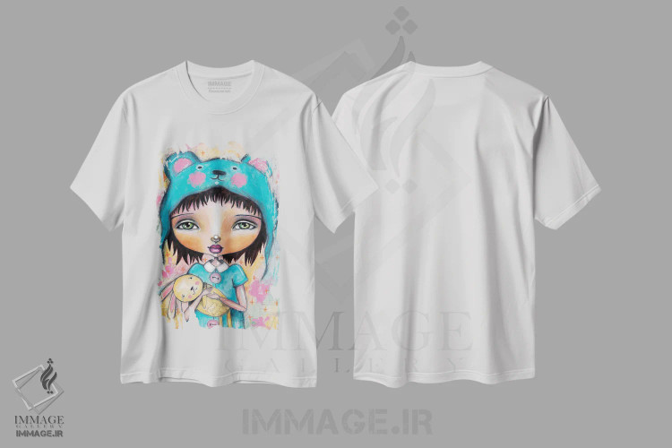تیشرت سفید طرح دار – تیشرت هنری ,عشق کودک درون اثر تامارا لاپورت immage.ir