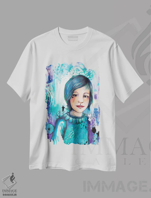 تیشرت سفید طرح دار – تیشرت فانتزی ,شاهزاده الیوت اثر تامارا لاپورت immage.ir