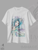تیشرت سفید طرح دار – تیشرت فانتزی ,شاهزاده دل مهربان با جغد اثر تامارا لاپورت immage.ir