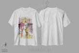 تیشرت سفید طرح دار – تیشرت فانتزی ,روح آزادشده اثر تامارا لاپورت immage.ir