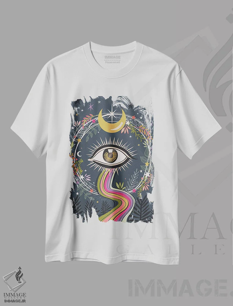 تیشرت سفید طرح دار – تیشرت فضایی ,راهنمای روحی یک اثر لیزا پری immage.ir