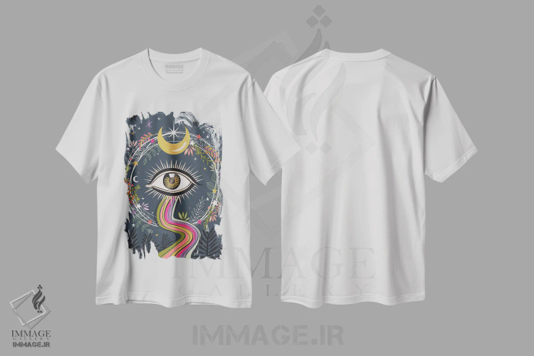 تیشرت سفید طرح دار – تیشرت فضایی ,راهنمای روحی یک اثر لیزا پری immage.ir