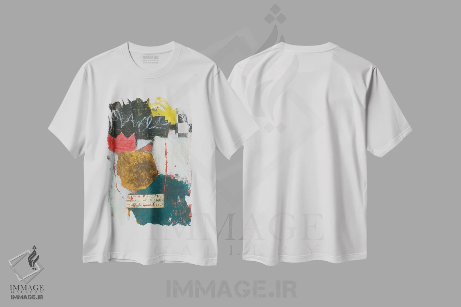 تیشرت سفید طرح دار – تیشرت هنری ,آگاتا اثر آندریا لوپز فروشگاه ایماژ