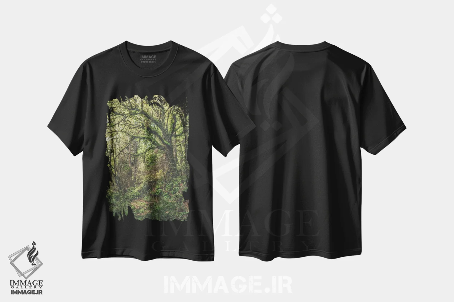 تیشرت مشکی طرح دار – تیشرت طبیعت ,روشنایی ها از بالا اثر لوئیس راث فروشگاه ایماژ