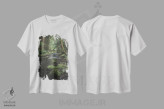 تیشرت سفید طرح دار – تیشرت طبیعت ,جنگل های افسونگر المپیک نسخه دوم اثر لوئیس راث immage.ir