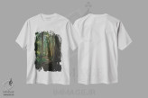 تیشرت سفید طرح دار – تیشرت طبیعت ,قدم زنی در جنگل فدراسیون اثر لوئیس راث فروشگاه ایماژ