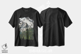تیشرت مشکی طرح دار – تیشرت طبیعت ,منظره پارک ملی اثر لوئیس راث فروشگاه ایماژ