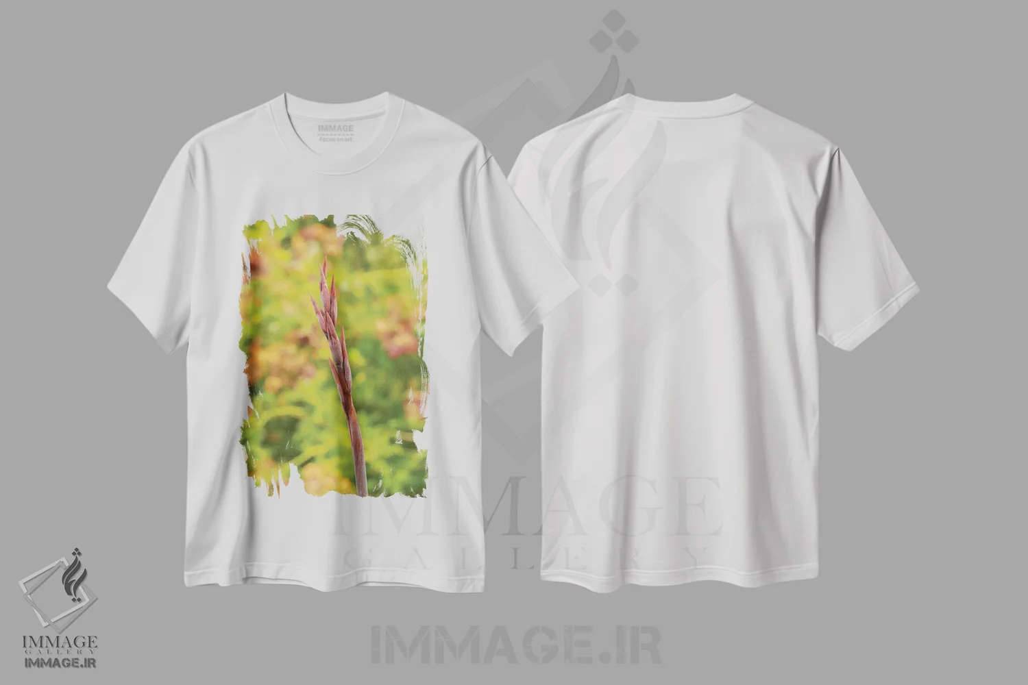 تیشرت سفید طرح دار – تیشرت گلدار ,زیبایی گل ها اثر لوئیس راث immage.ir
