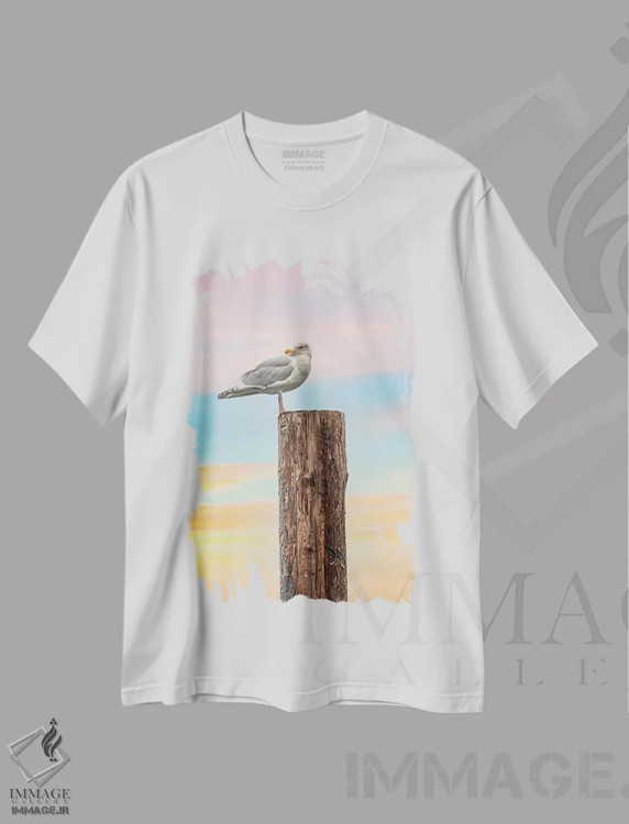 تیشرت سفید طرح دار – تیشرت آسمان ,مشاهده اثر لوئیس راث immage.ir