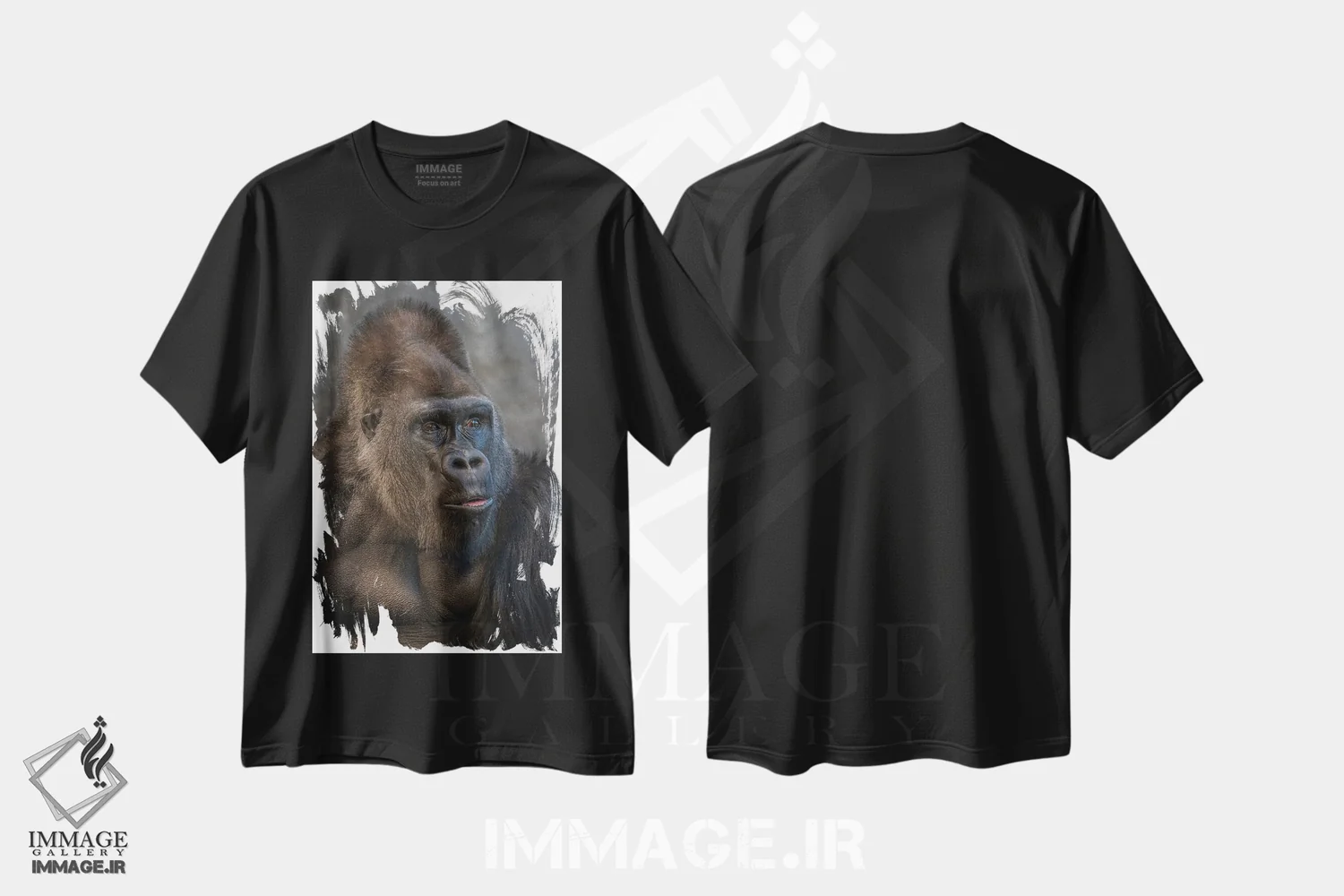 تیشرت مشکی طرح دار – تیشرت کوهستانی ,به سوی عمودی اثر لوئیس راث immage.ir