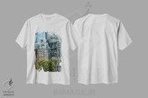 تیشرت سفید طرح دار – تیشرت شهری ,طبیعت شهری اثر لوئیس راث فروشگاه ایماژ