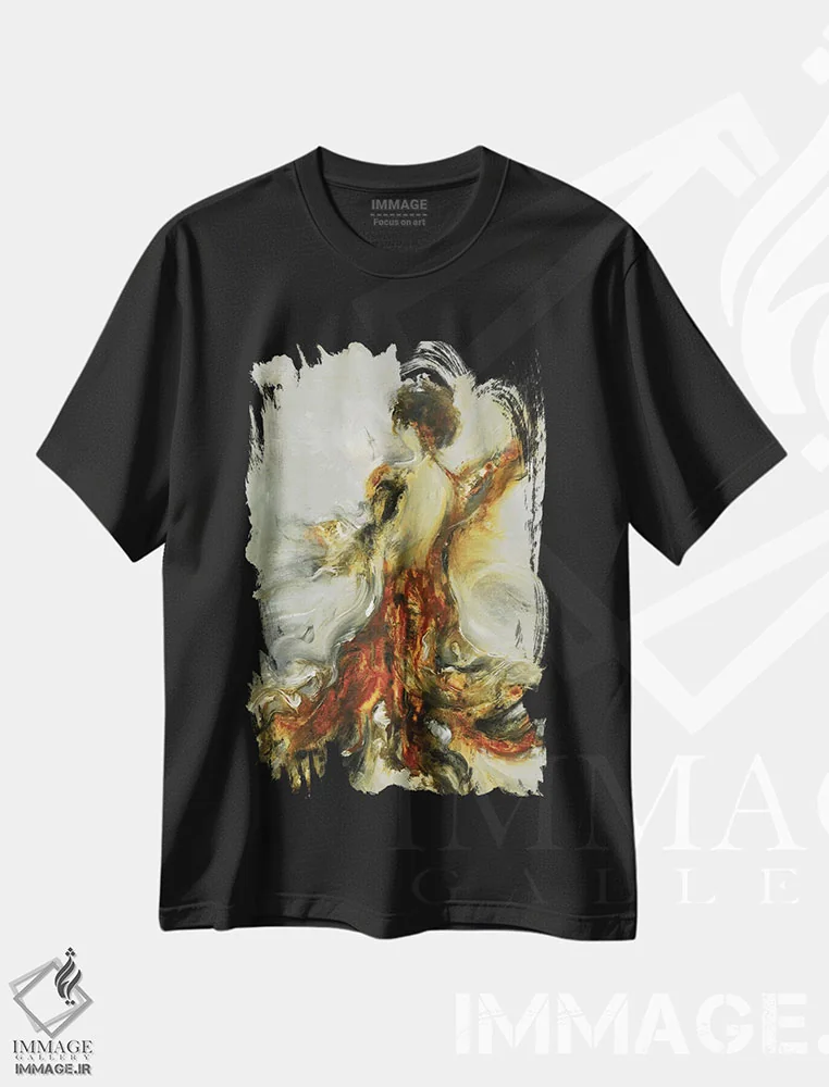 تیشرت مشکی طرح دار – تیشرت رقص ,اوله اثر لیزا ریجرز immage.ir