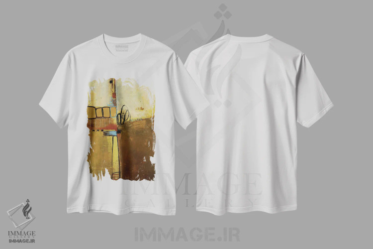 تیشرت سفید طرح دار – تیشرت استریت آرت ,ضدفرهنگ اثر لیزا ریجرز فروشگاه ایماژ