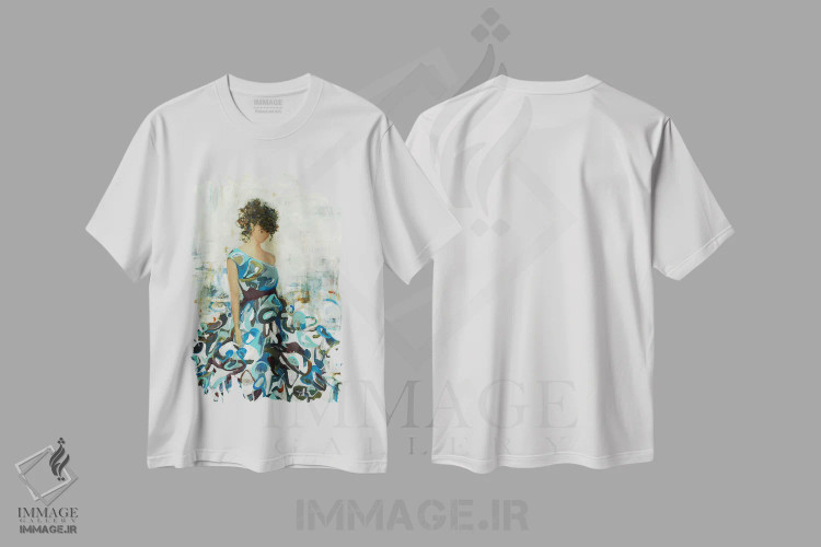تیشرت سفید طرح دار – تیشرت مد ,زیبایی سیال اثر لیزا ریجرز immage.ir
