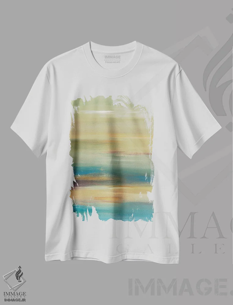 تیشرت سفید طرح دار – تیشرت تابستانی ,صحنه تابستانی اثر لیزا ریجرز immage.ir