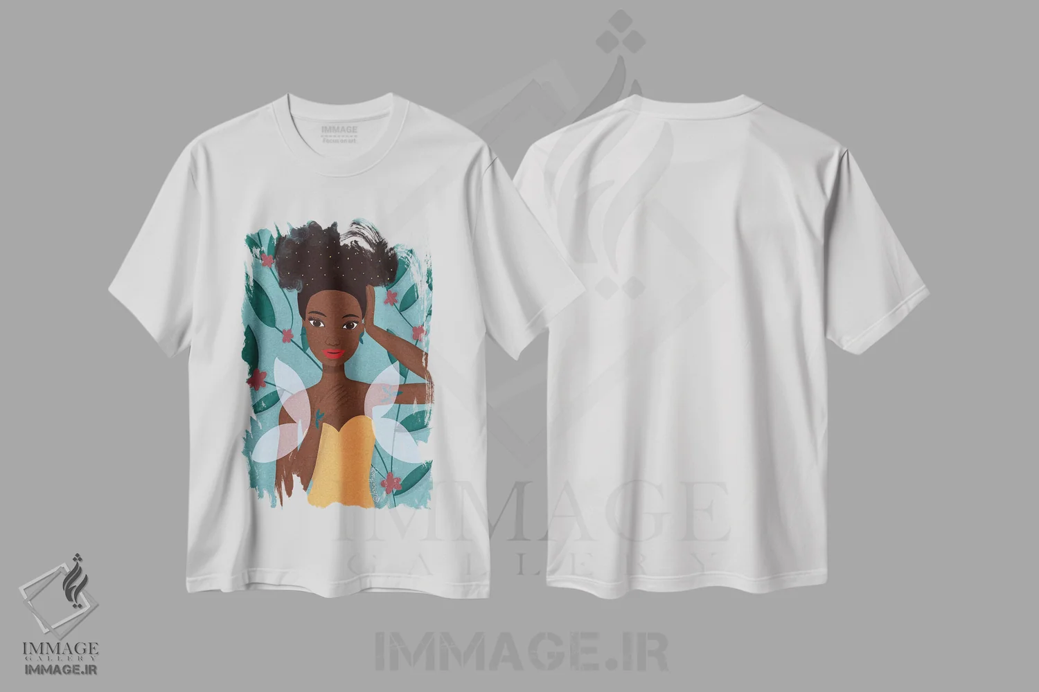 تیشرت سفید طرح دار – تیشرت فانتزی ,شاهزاده پری اثر لُرین تیوری فروشگاه ایماژ